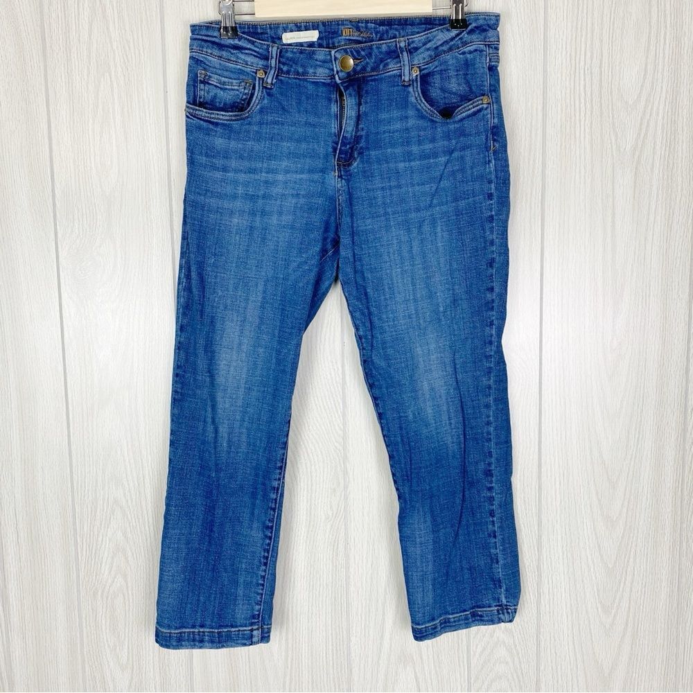 KUT From The Kloth | Lauren Crop Straight Leg Jeans Size 12